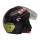 Casco 3/4 Risky Alessia Militar Verde / Plata Negro Extragrande XL Certificado ECE